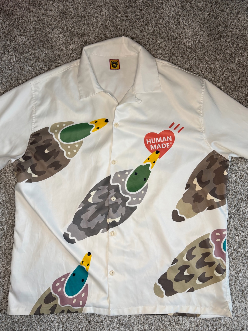 Human Made Duck Aloha Shirt 😎 large